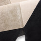 Monochrome Cube-Pattern Wool & Lyocell Rug