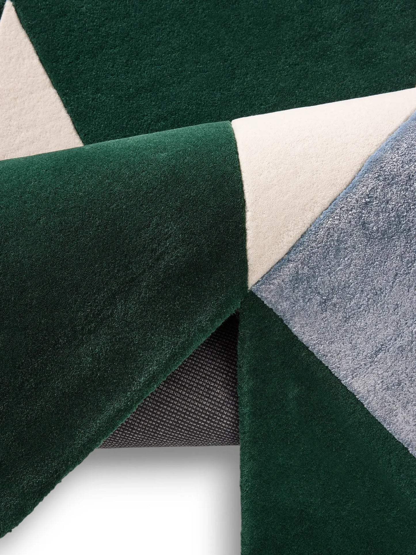 Multicolour Geometric Rug – Blue/Green