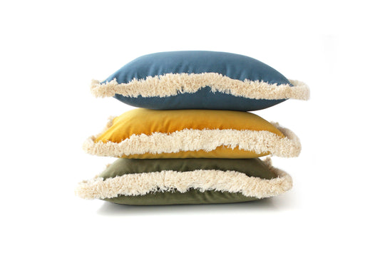 Gemma Brown & Daisy Cobalt Blue Deluxe Cushion Set