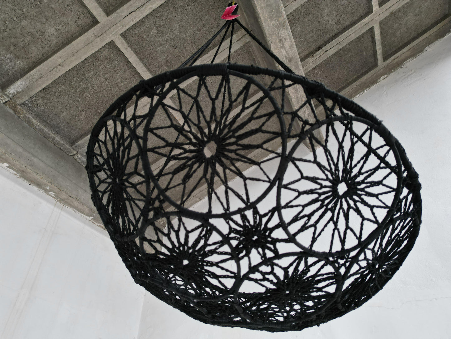 Hammock Lounge Chair by Carla Bruni for Habitat – Bohemian Hand-Knotted Design, 2004