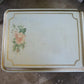 Antique French Country Hand Painted Floral 3 Drawer Nightstands Side Tables