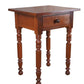 Antique Primitive Early American Cherry Side Accent Table Nightstand 30"