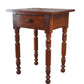 Antique Primitive Early American Cherry Side Accent Table Nightstand 30"