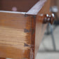 Antique Primitive Early American Cherry Side Accent Table Nightstand 30"