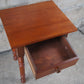 Antique Primitive Early American Cherry Side Accent Table Nightstand 30"