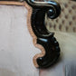 Rare Antique Victorian Walnut Parlor Corner Sofa Settee Couch