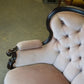 Rare Antique Victorian Walnut Parlor Corner Sofa Settee Couch