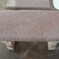 Heavy Italian Granite Carved Outdoor Picnic Dining Table & Benches – 50"