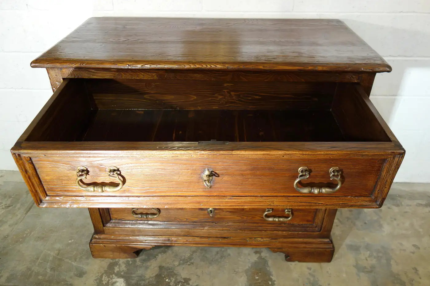 Vernazza 18th C Style Italian Old Chestnut 3-Drawer Cassettone Dresser — Custom Made