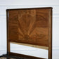ART DECO BURR WALNUT DECORATIVE INLAID PANELS SiNGLE BED