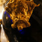 Louis XVI Style Gilt Bronze and Blue Crystal Bowl