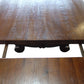 17th C Refectory Style Italian Walnut Dining Table with End Extensions to order