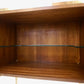 CONTEMPORARY ART DECO ROYAL BLUE GLASS MODERN CABINET / BAR
