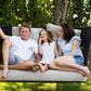 Outdoor Swinging Sofa with Customizable Rope and Fabric Colors – Two Seater