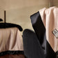 Camille Luxury Lambswool & Cashmere Blanket with Real Fur