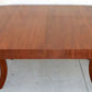 Expanding Walnut Dining Table of Midcentury Design