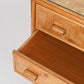 Mid-Century Italian Chest of Drawers – Rattan & Bamboo with Glass Top, 1970s
