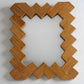 Herringbone Patterned Rattan Cane Wall Mirror – Vintage Style
