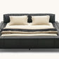 Desede DS-1165 King Size Leather Bed with Swissflex Slat Base