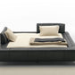 Desede DS-1165 King Size Leather Bed with Swissflex Slat Base