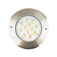12W Warm White LED Recessed Ground Light – Stainless Steel
