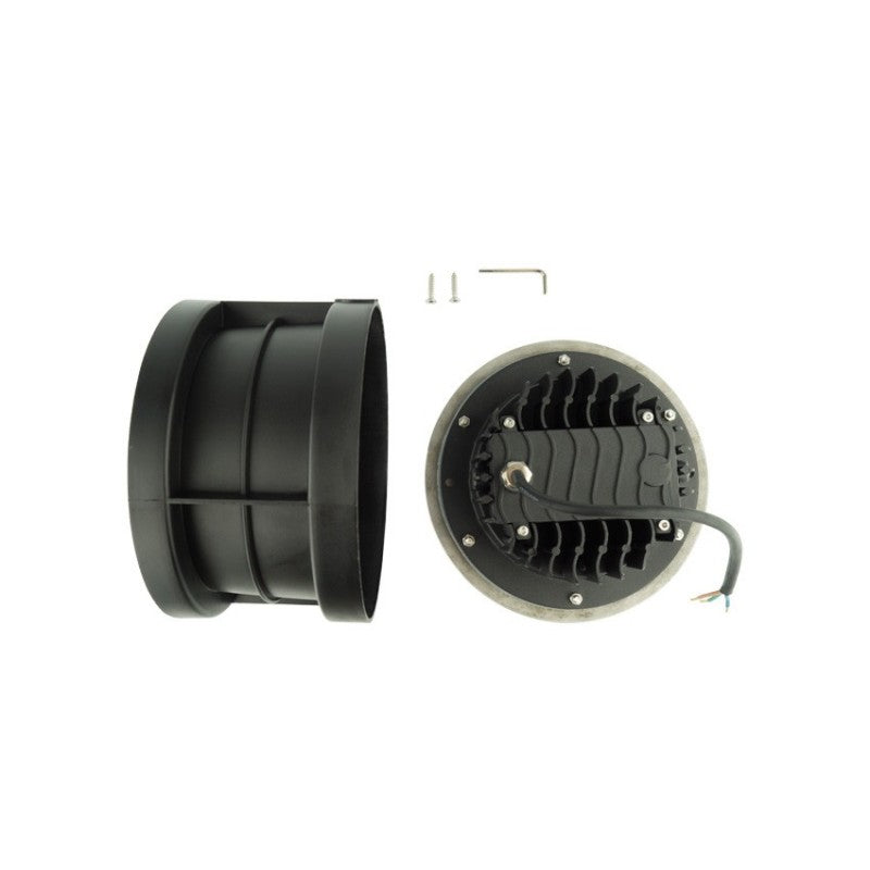 12W Warm White LED Recessed Ground Light – Stainless Steel