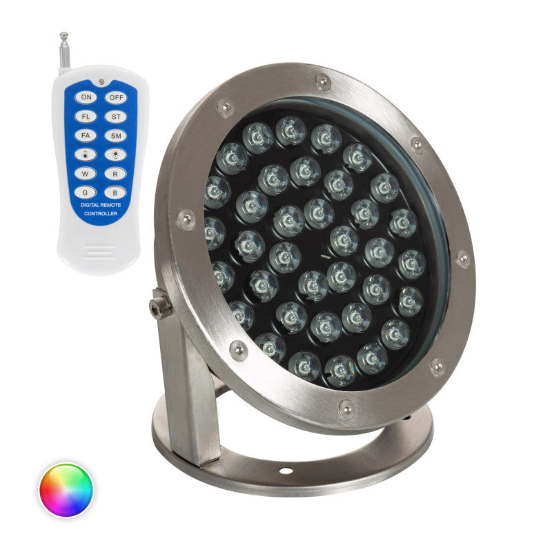 Edit 36W 12V Submersible LED Surface Garden Spotlight – Steel