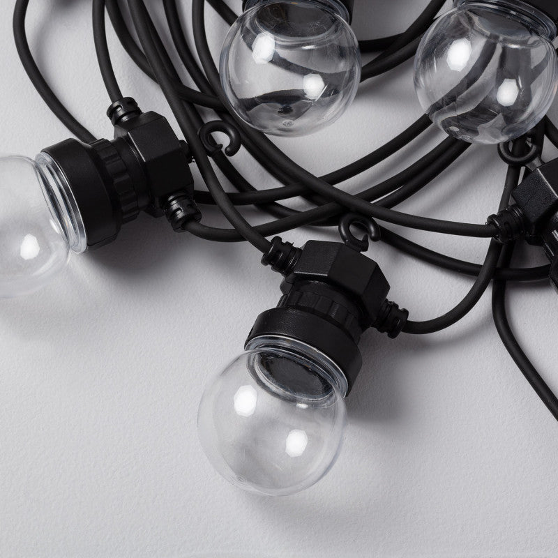 Kepler Solar LED Festoon Lights – 7 m / 8-Bulb String