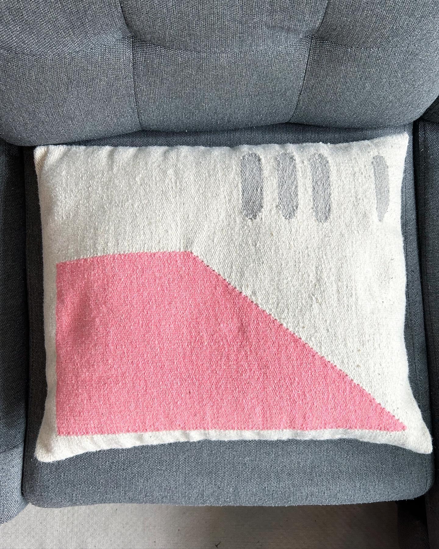 Bespoke Handwoven Wool Throw Pillow Covers Set of 3