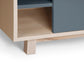 ÉGÉE 2-Door TV Cabinet – Solid Ash & Lacquered MDF, Designed by Éric Gizard