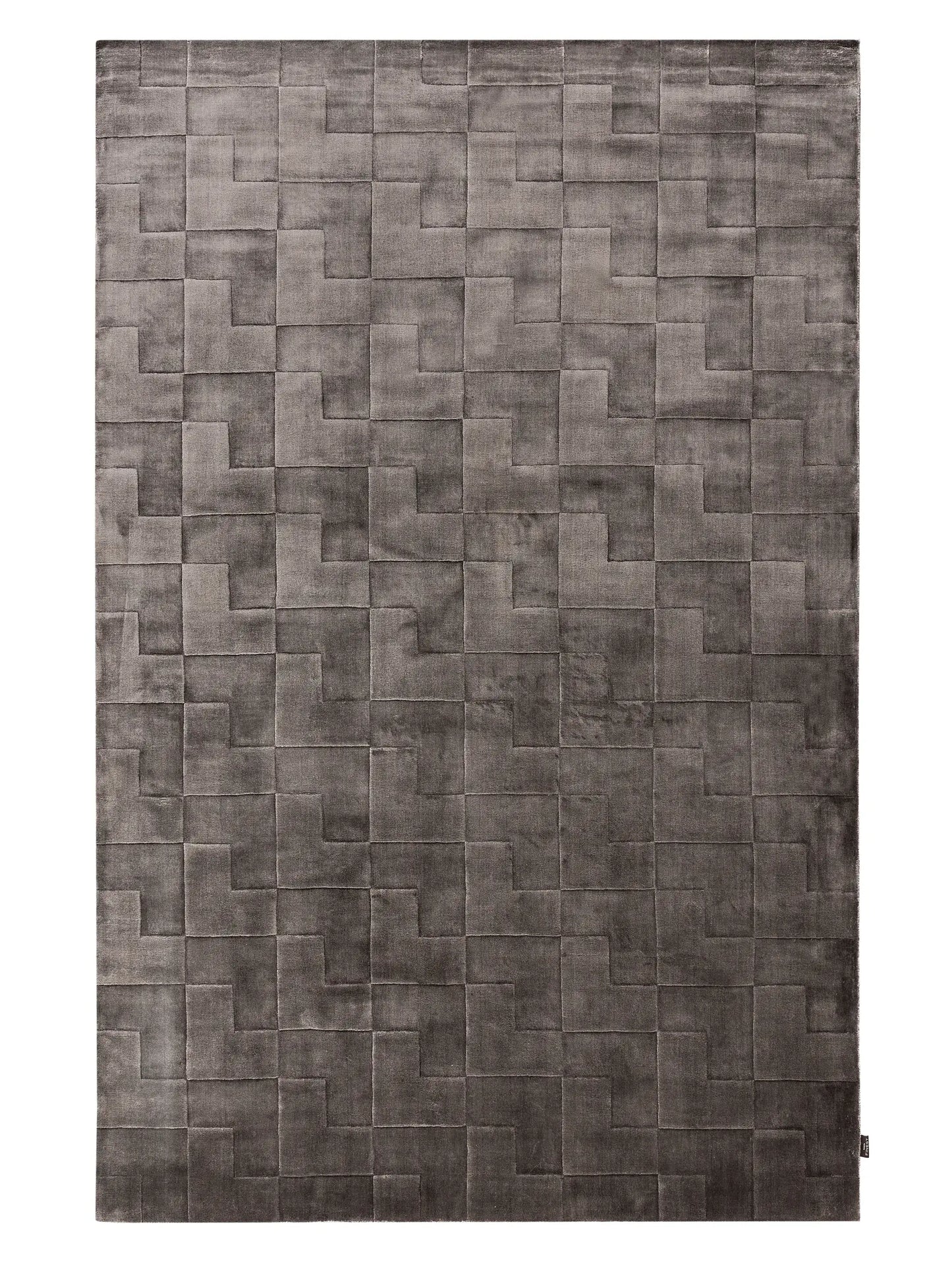 Elisa 100% Lyocell Elisa Dark Brown Rug