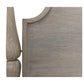 European Style Canopy Bed with Grey Moonstone Finish
