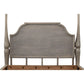 European Style Canopy Bed with Grey Moonstone Finish