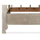 European Style Canopy Bed with Grey Moonstone Finish