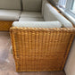 Large Mid-Century Modern Rattan Sectional or Sofas