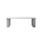Made To Order Brutalist Outdoor Dining Table, Aged Finish