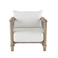 Performance Bouclé willow stained teak Outdoor Chair