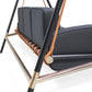 Exterior Swing with Stainless Steel Frame, Acrylic Cover, and Transparent Fabric
