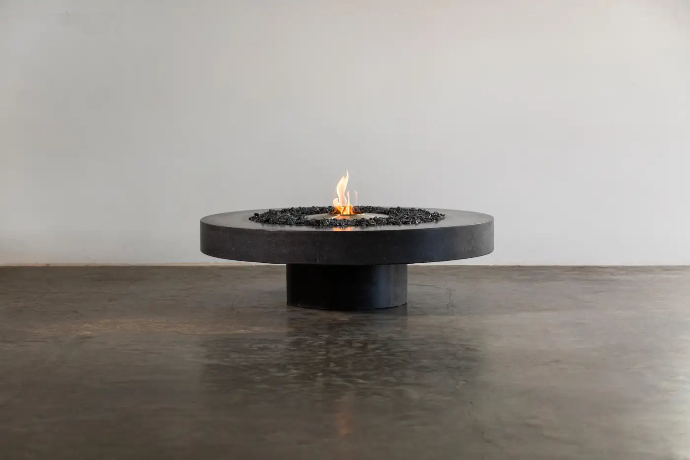 Floating Concrete Fire Pit Table