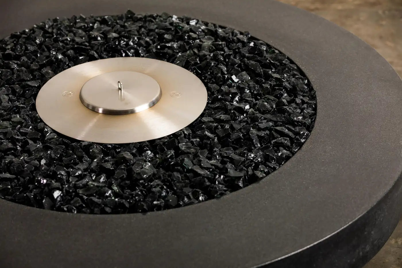 Floating Concrete Fire Pit Table