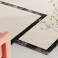 Modern Black & White Wool-Lyocell Rug