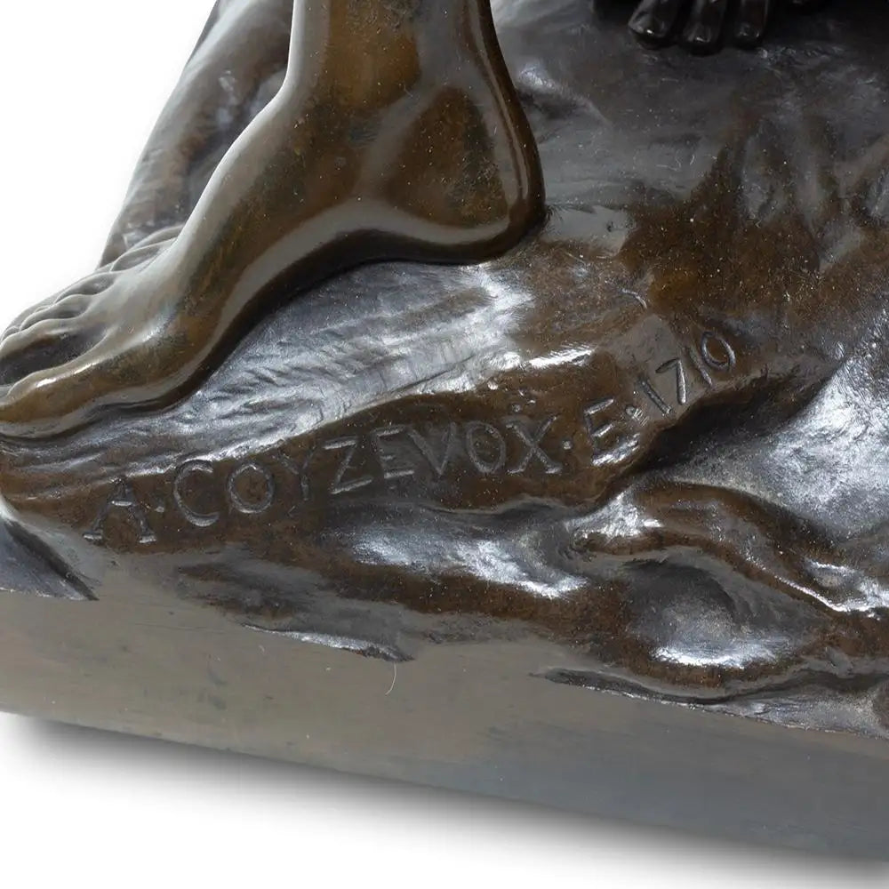 French Bronze Opposing Figures Allégorie du Printemps