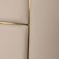 Modern Letti US King Size Bed in Macassar Leather, Handmade in Portugal