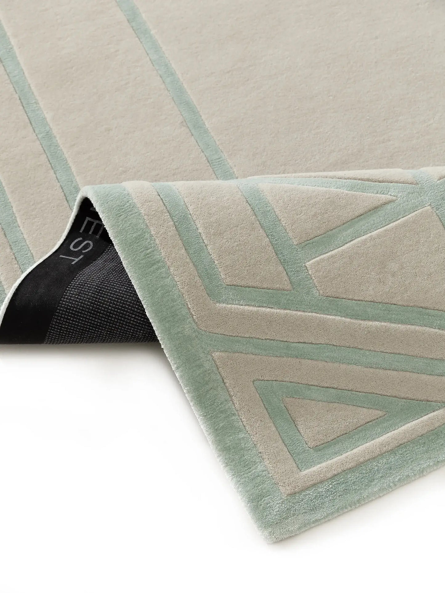 Luxury Wool & Lyocell Rug – Green