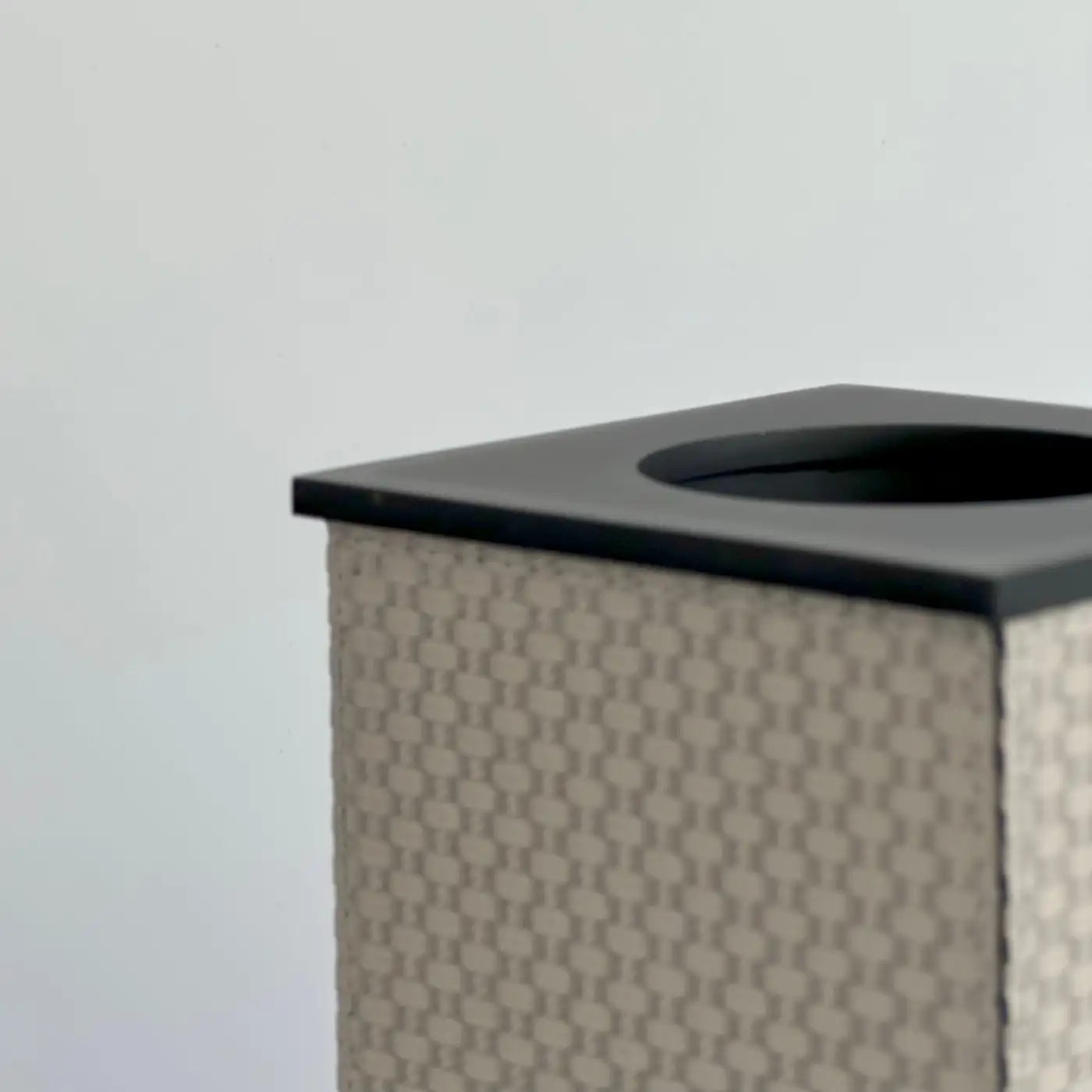 Giobagnara Firenze Bathroom Accessories Set in Taupe Leather and Bronze