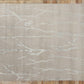 Silver Grey Biophilic Japandi Wool & Silk Rug – 211 x 290 cm