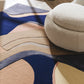 Vibrant Multicolour Wool & Lyocell Accent Rug