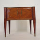 Pair of 1940s Italian Glass Top Nightstands