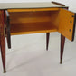 Pair of 1940s Italian Glass Top Nightstands