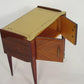 Pair of 1940s Italian Glass Top Nightstands